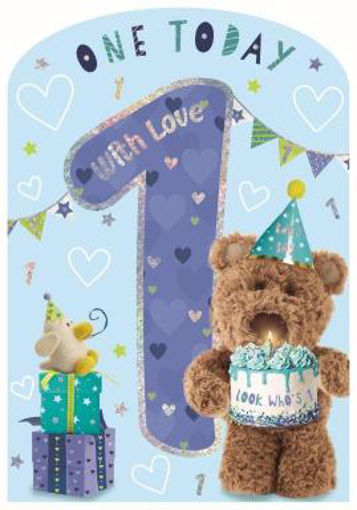 Picture of ONE TODAY BIRTHDAY CARD - BLUE